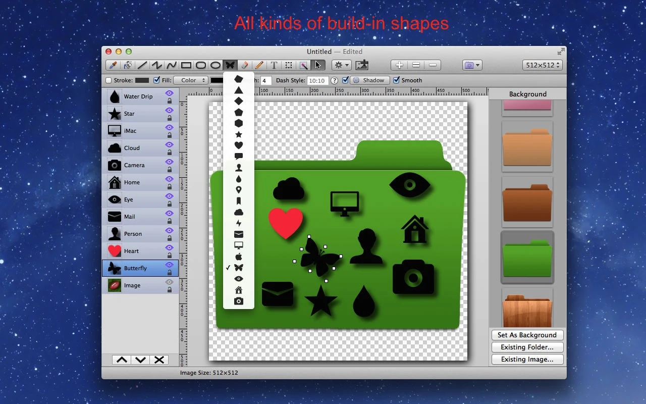 Folder Factory for mac(Mac文件夹图标修改软件)的截图