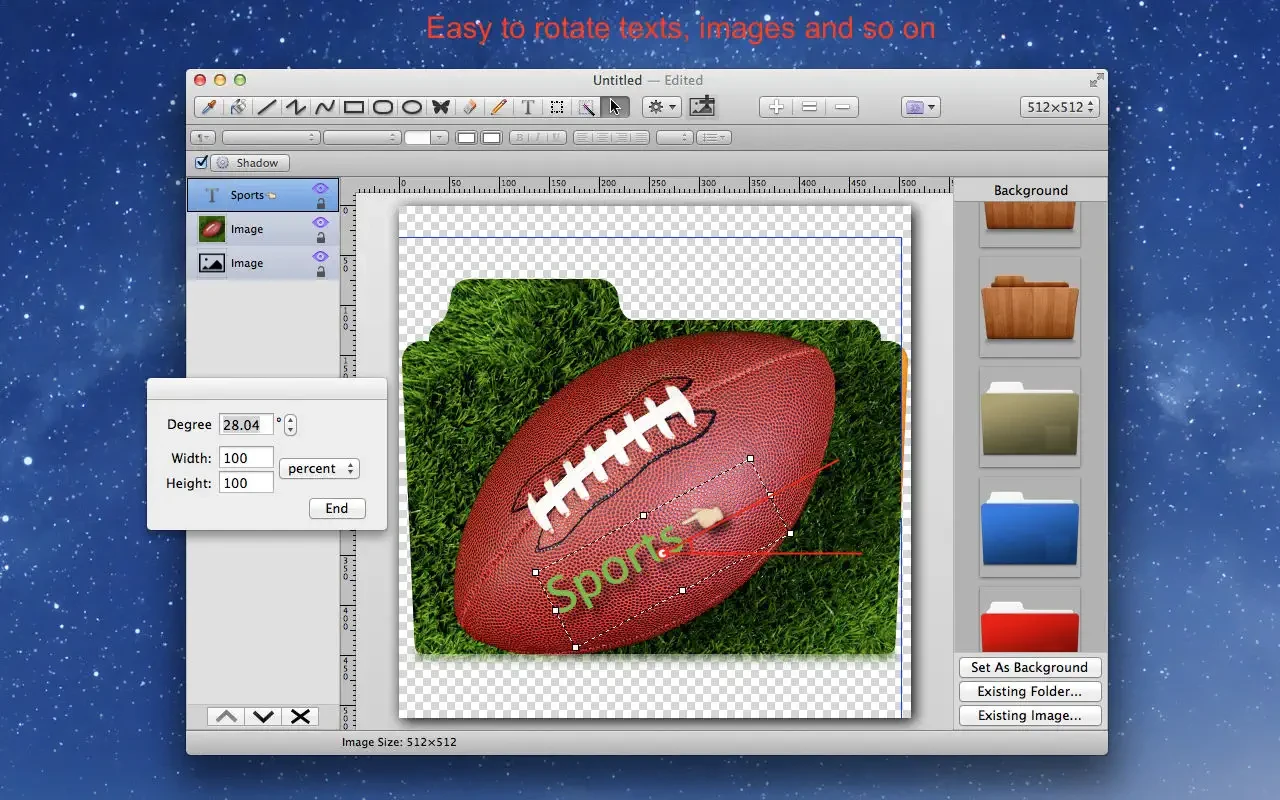 Folder Factory for mac(Mac文件夹图标修改软件)的截图