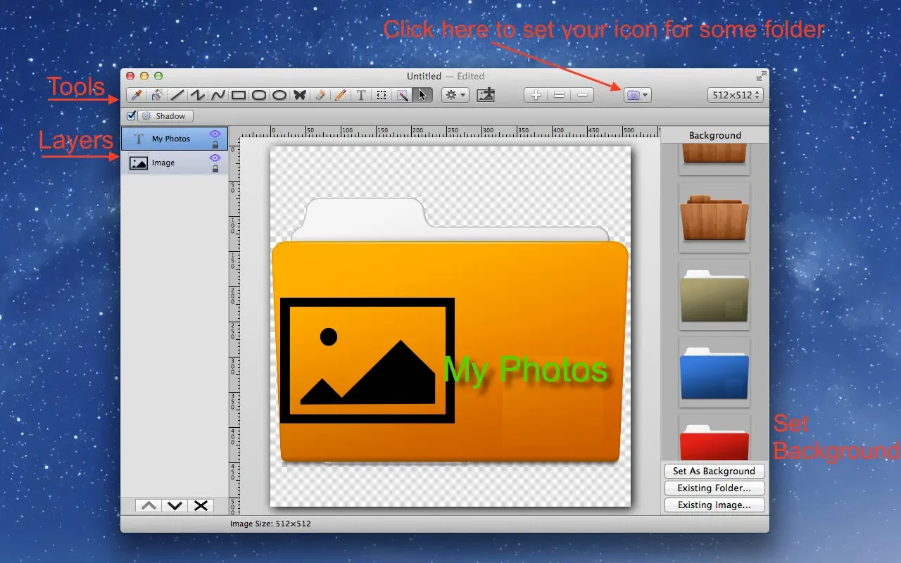 Folder Factory for mac(Mac文件夹图标修改软件)的截图