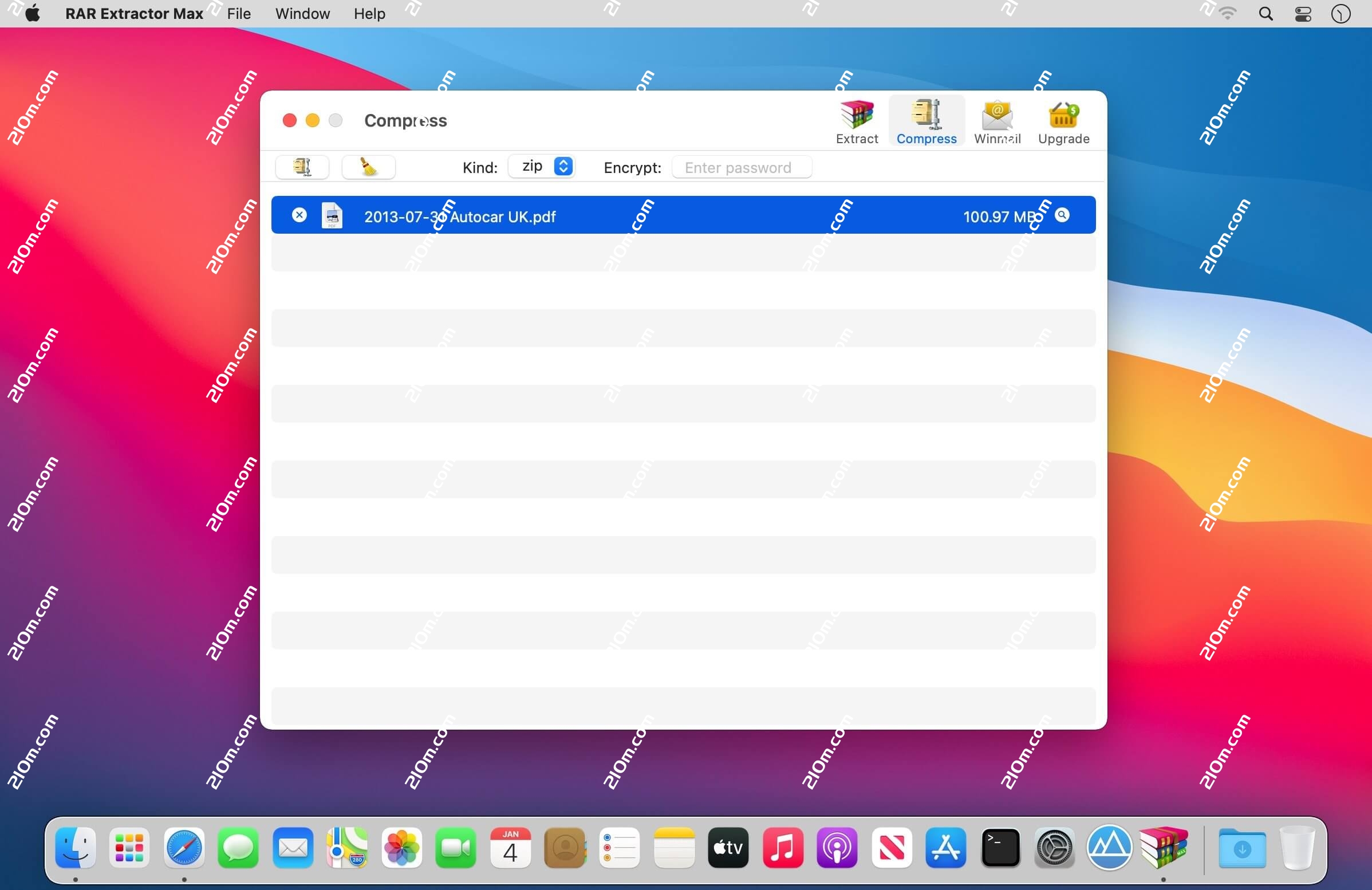 RAR Extractor Max – Unzip for Mac(mac解压缩软件)的截图
