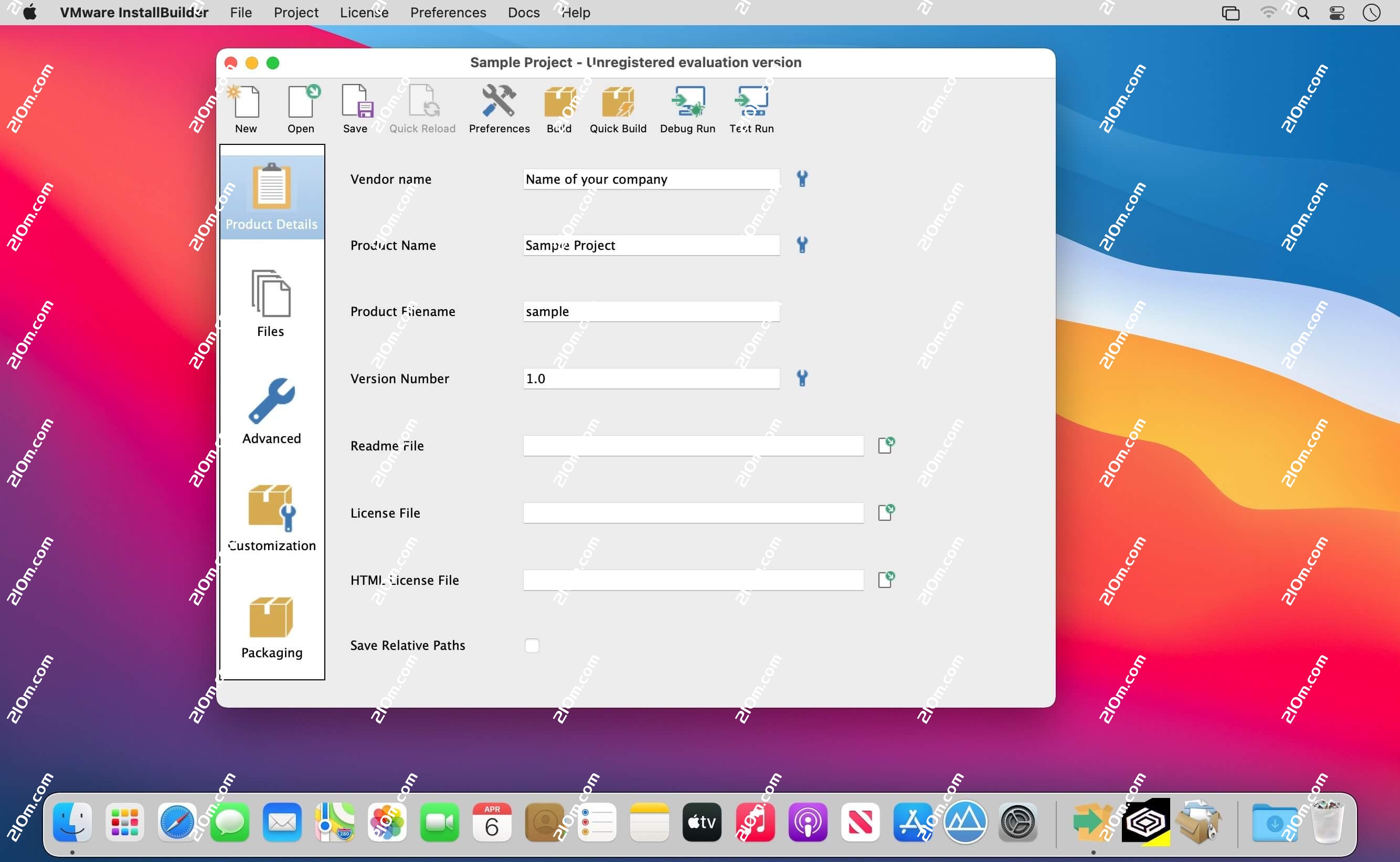 VMware InstallBuilder Enterprise Mac(系统优化更新工具)的截图