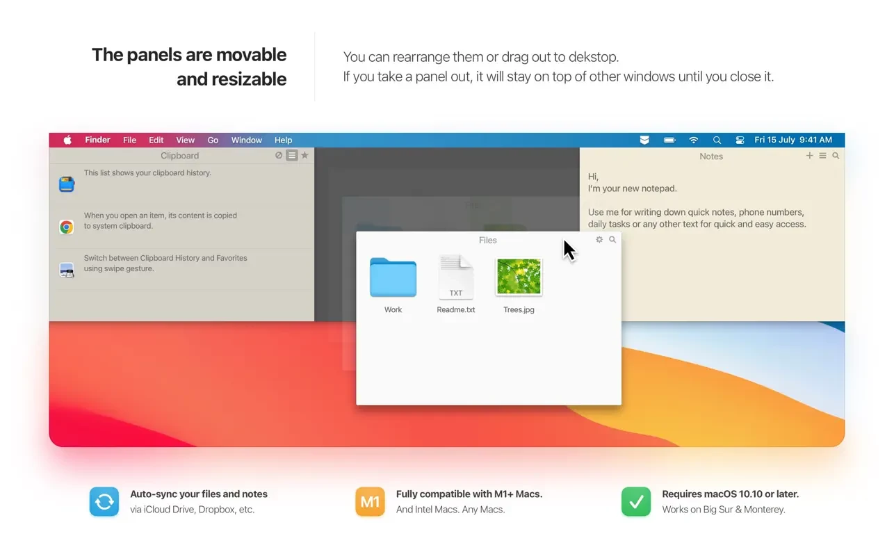 Unclutter for mac(下拉菜单隐藏工具)的截图