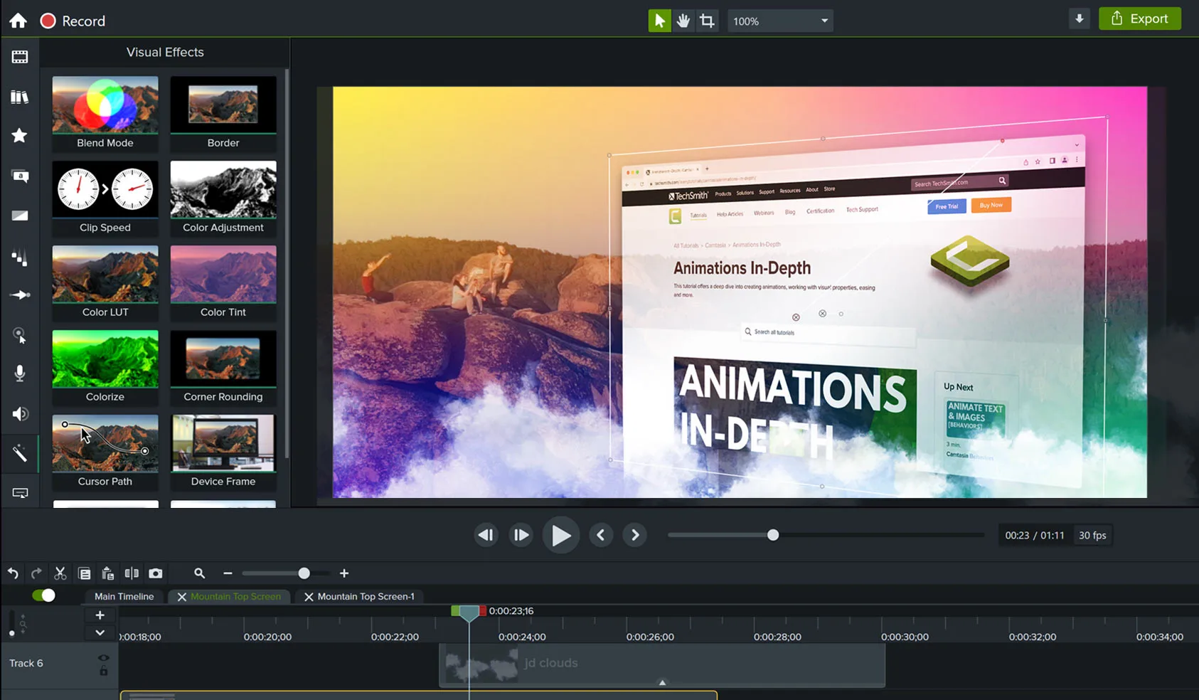 Camtasia 2026 for Mac(屏幕录制工具)的截图