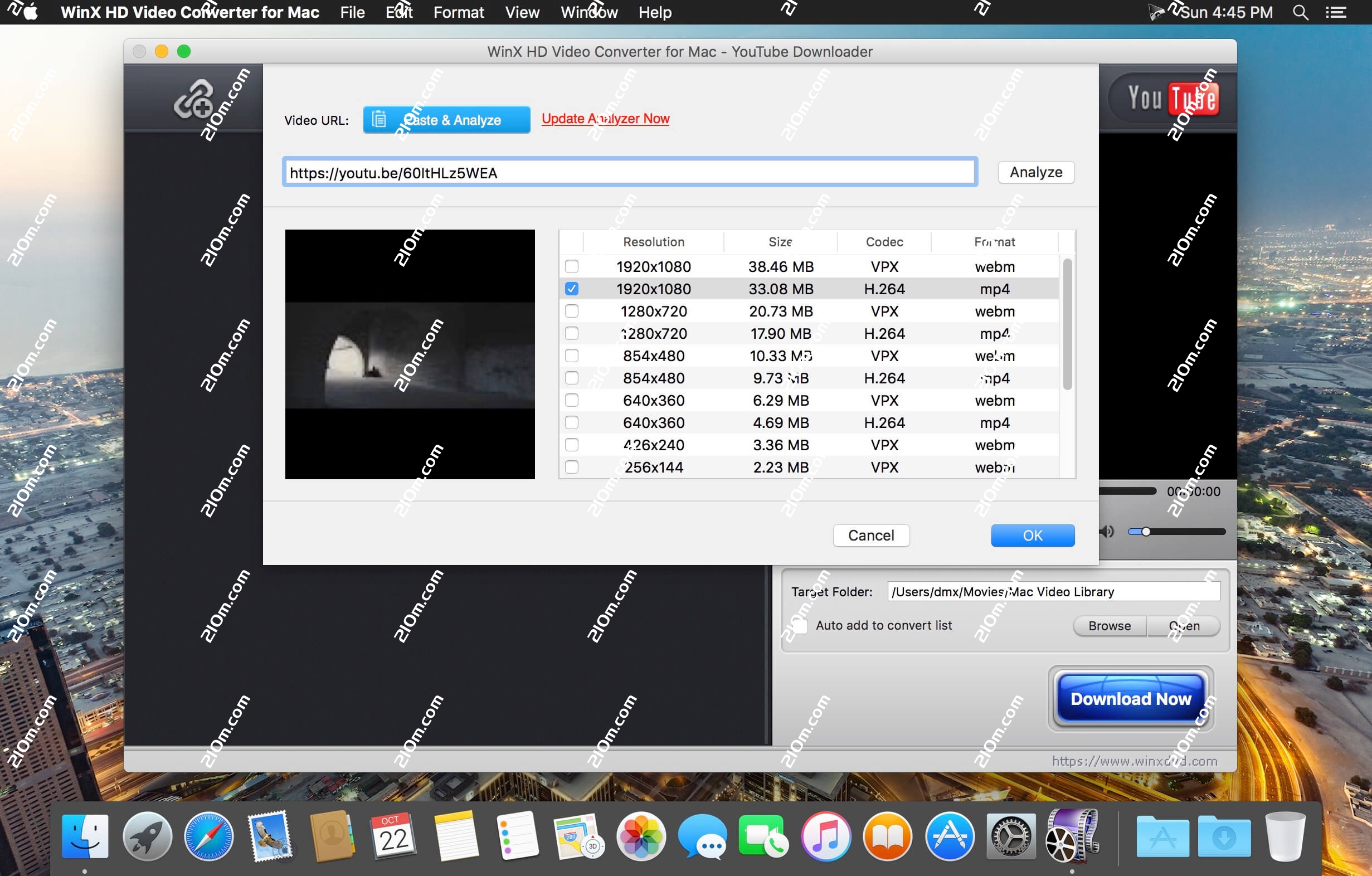 WinX HD Video Converter for Mac(高清视频转换软件)的截图