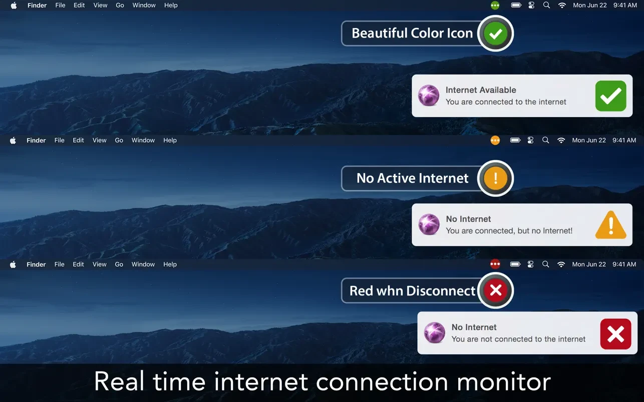 Internet Status for Mac(网络连接状态查看工具)的截图