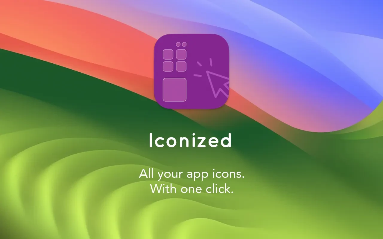Iconize for mac(图标生成工具)的截图