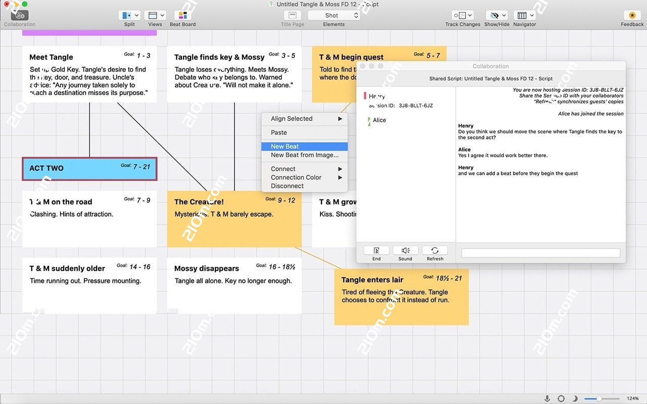 Final Draft 13 for Mac(剧本写作软件)的截图