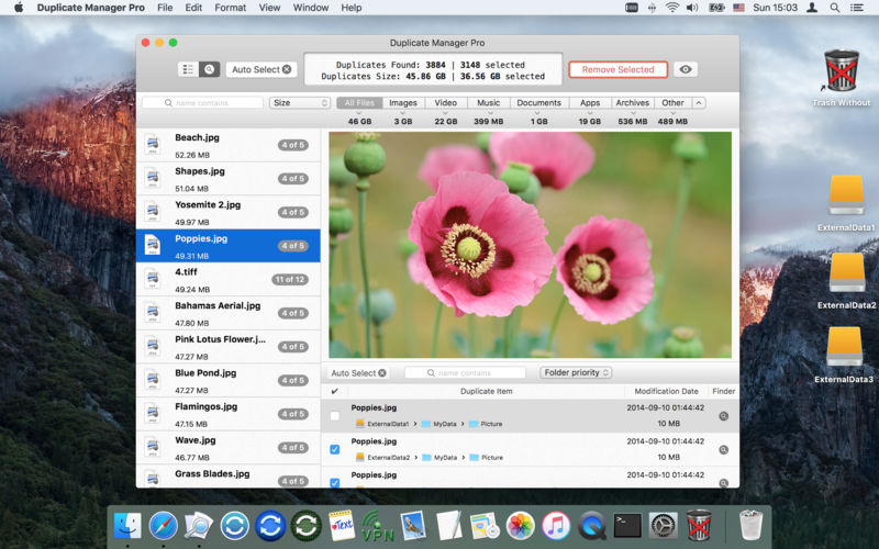 Duplicate Manager Pro for mac(重复文件查找工具)的截图